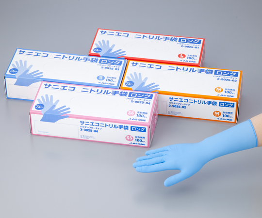 Nitrile Long Gloves, Powder-Free 100 Pieces L and others
