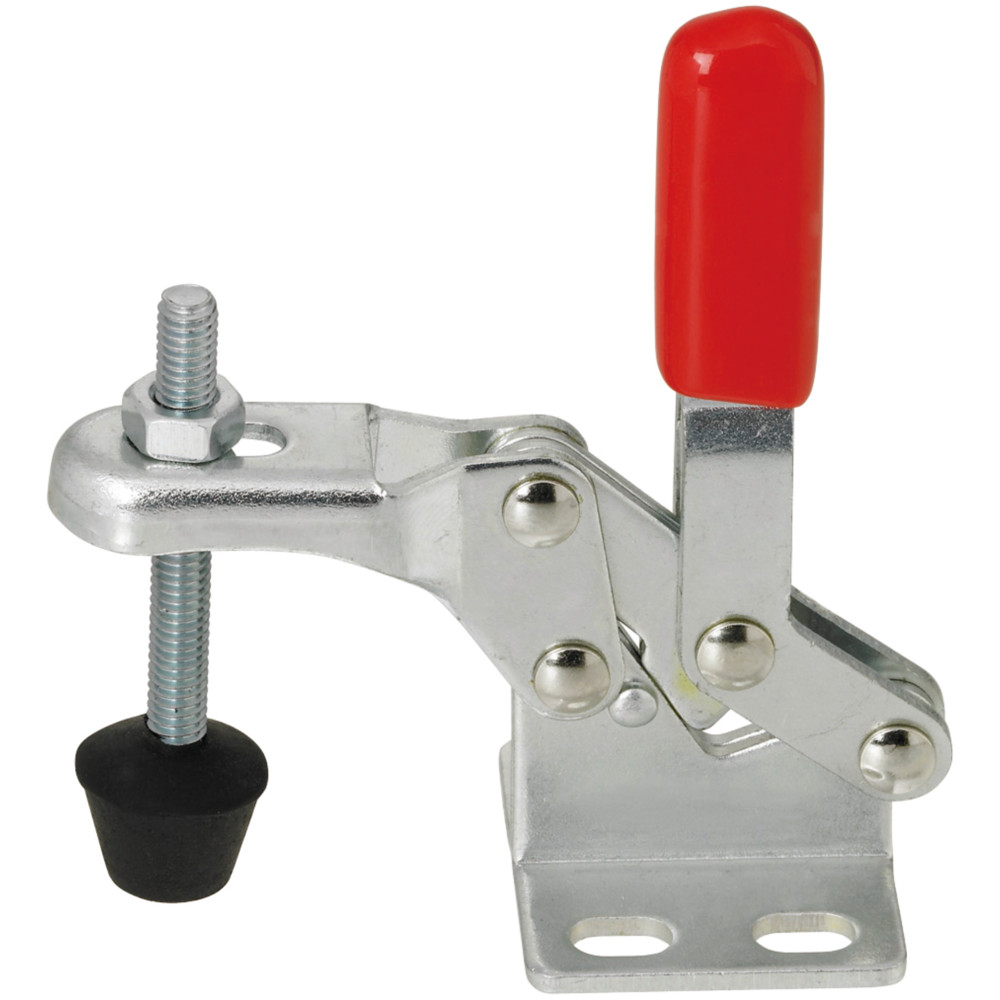 Toggle Clamps-Vertical Handle/Flange Base/Arm 80°/Handle 88°