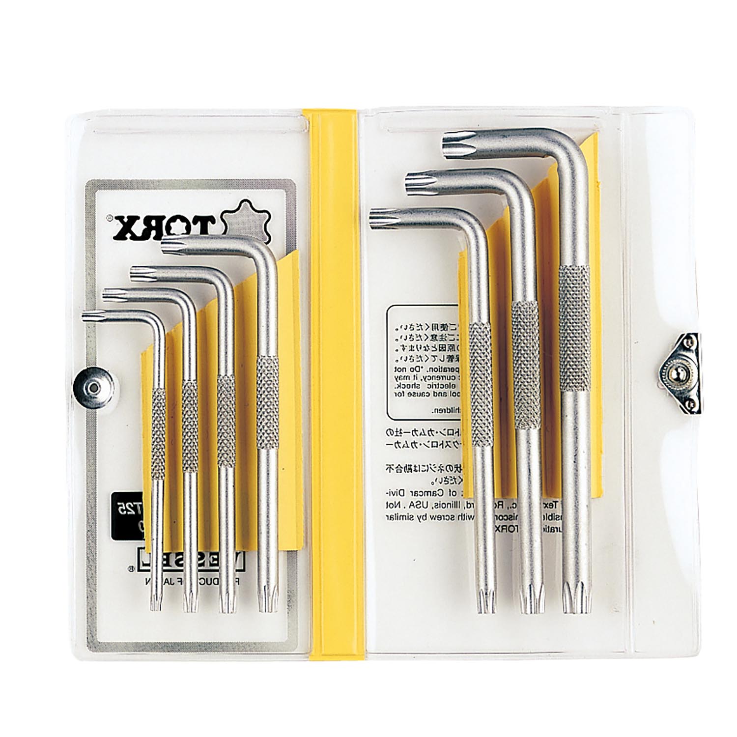 TORX 7-Piece Key Wrench Set No.8507TX(8500TX 7PC Set)