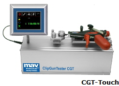 Máy đo lực căng MAV Pruftechnics Clip Gun Tester model CGT-TOUCH 50