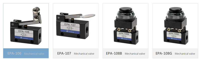 Van cơ Mechanical Valve Mindman EPA-106, EPA-107, EPA-108B, EPA-108G
