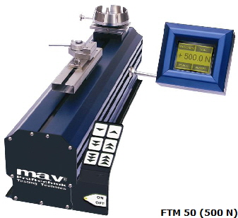 Máy đo lực căng MAV Pruftechnics Motorized Tester model FTM 5, FTM 10, FTM 25, FTM 50, FTM 100, FTM 200, FTM 500, FTM 1000