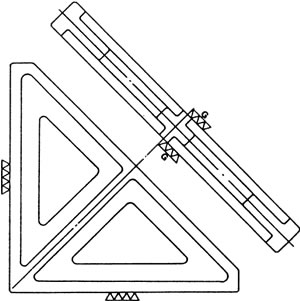 Cast Iron Triangle Type Square Plate Obishi GF101, GF102, GF103, GF104, GF105