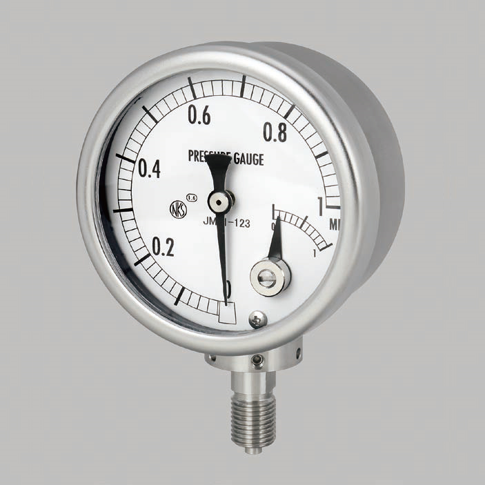 Đồng hò đo áp suất Nagano Keiki model JM71 Pressure Gauge With Electric Contact (Micro Switch Type)