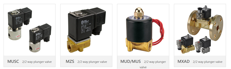 2/2 way plunger Mindman MUSC, MZS, MUD/MUS, MXAD