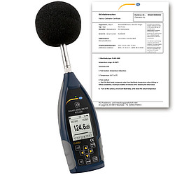 Class 1 Data-Logging Decibel Meter with Certificate PCE-430